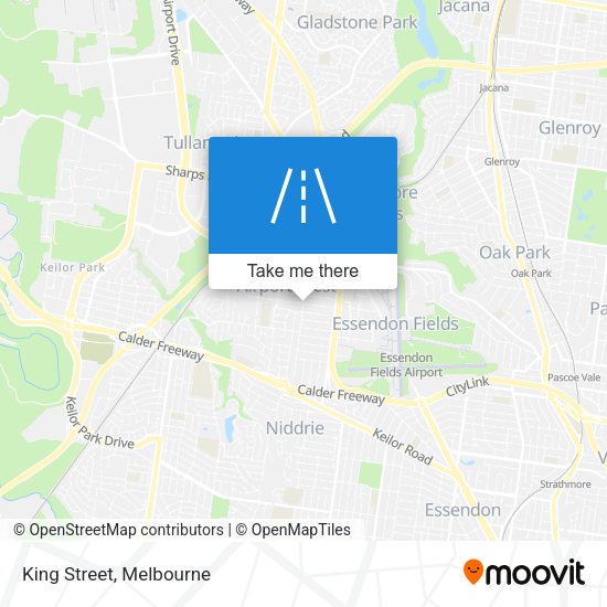 King Street map
