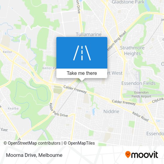 Moorna Drive map