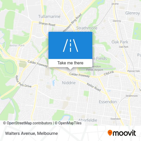 Walters Avenue map