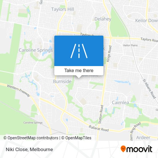 Niki Close map