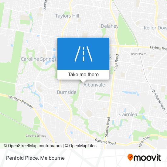 Penfold Place map