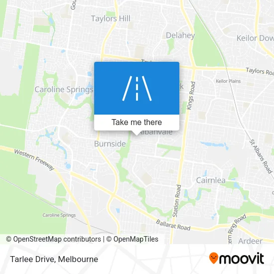 Tarlee Drive map