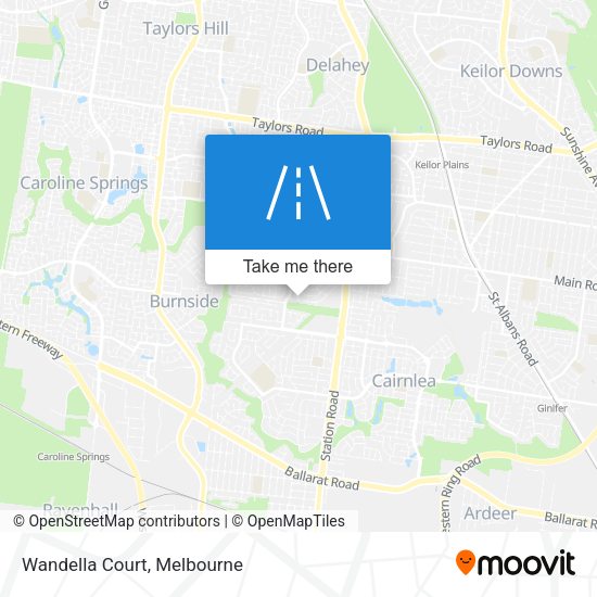 Wandella Court map