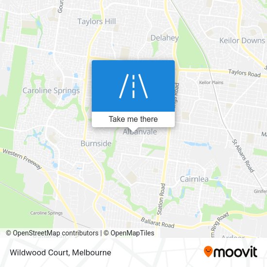 Wildwood Court map