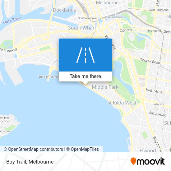 Bay Trail map