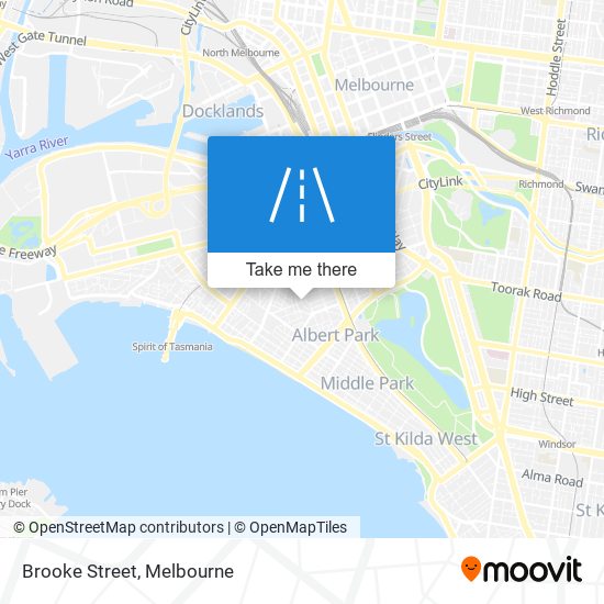 Mapa Brooke Street