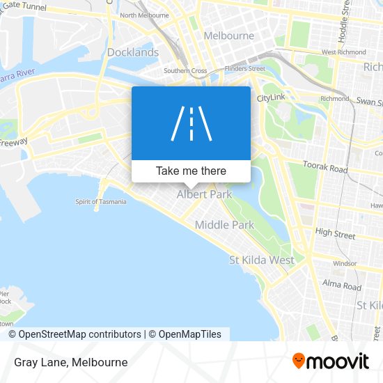 Gray Lane map
