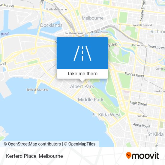 Kerferd Place map