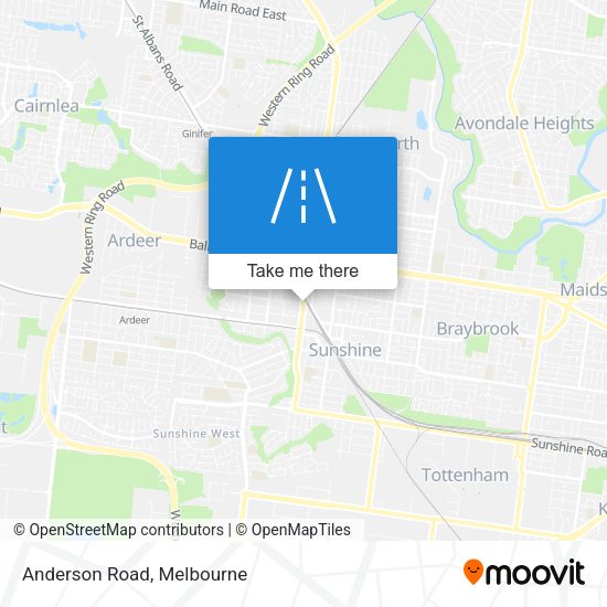 Anderson Road map