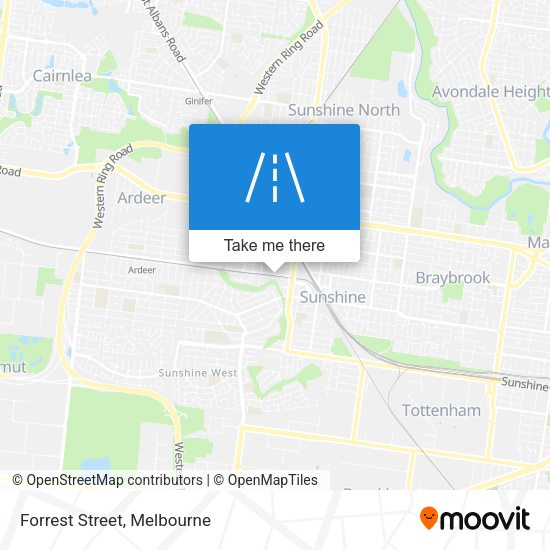Forrest Street map