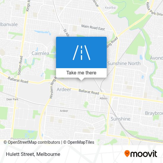 Hulett Street map
