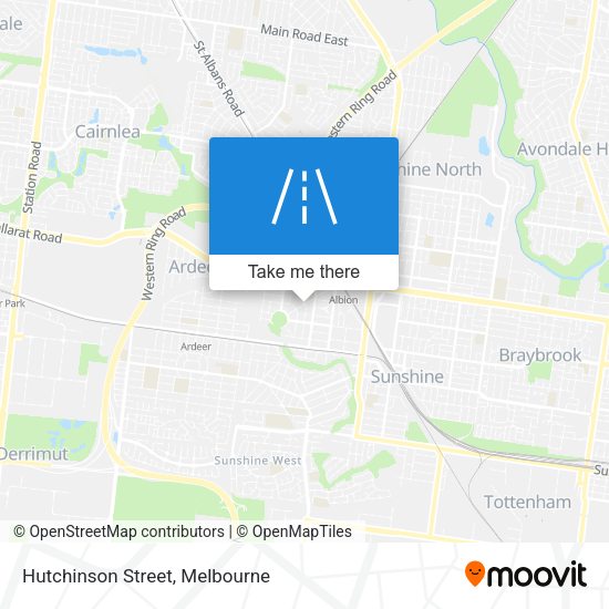 Hutchinson Street map