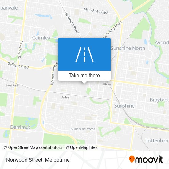 Norwood Street map