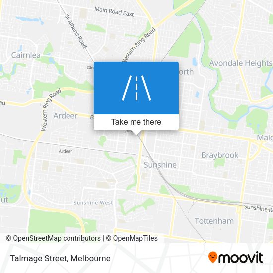 Talmage Street map
