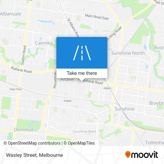 Wasley Street map