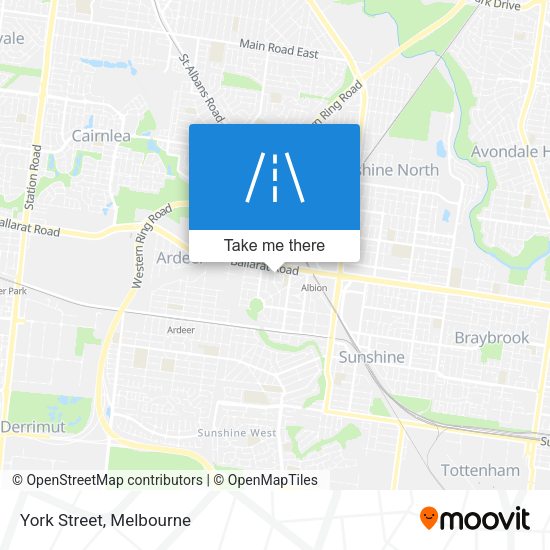 York Street map