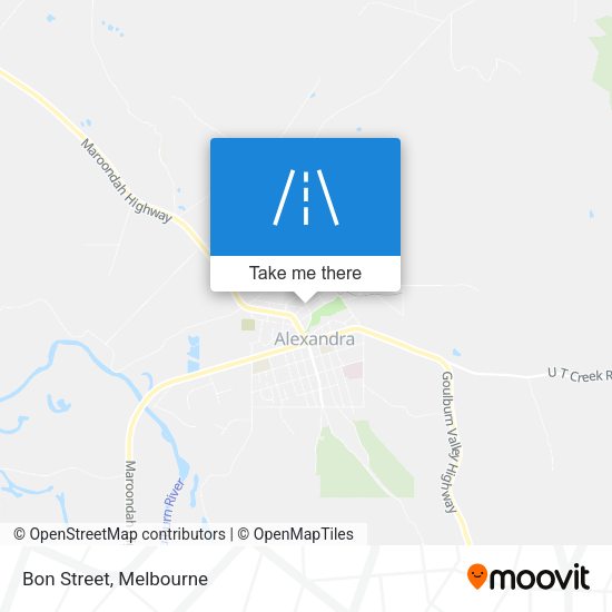 Bon Street map