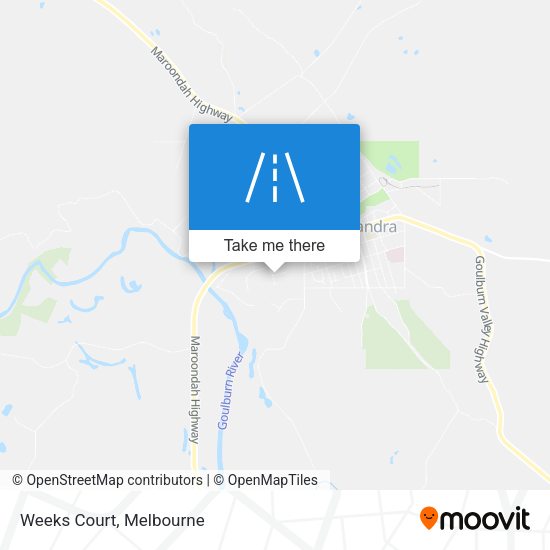 Weeks Court map