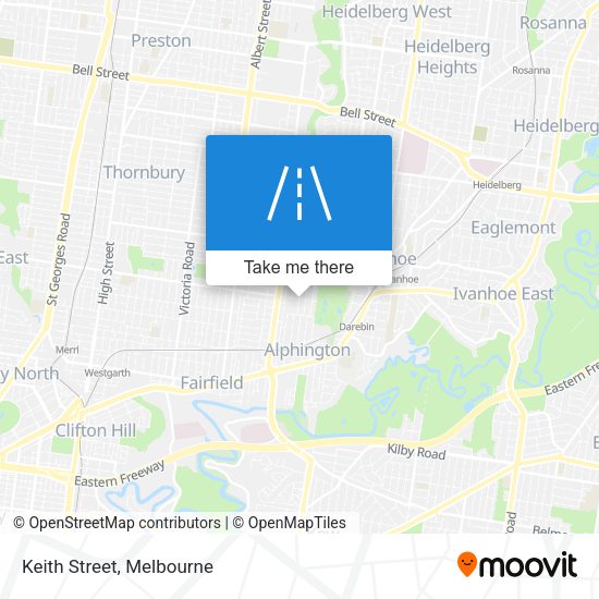 Keith Street map