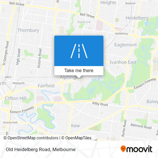 Old Heidelberg Road map