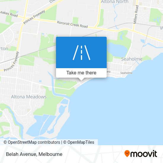 Belah Avenue map