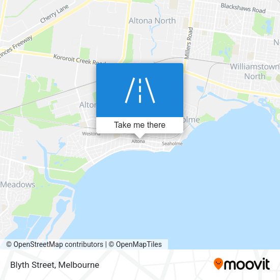 Blyth Street map