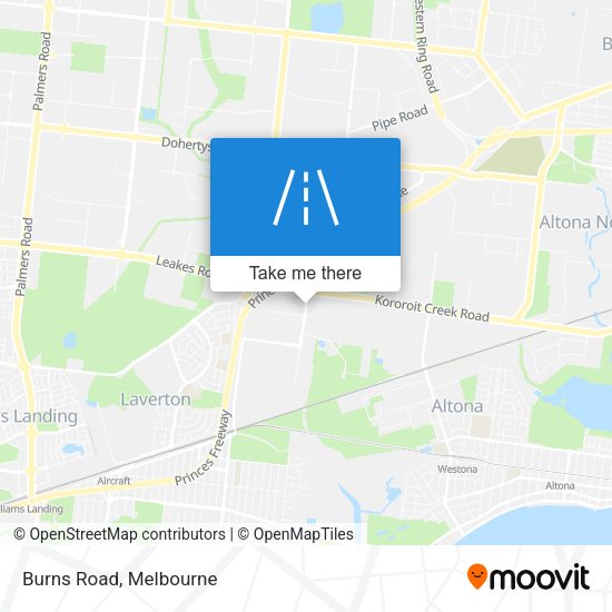 Burns Road map