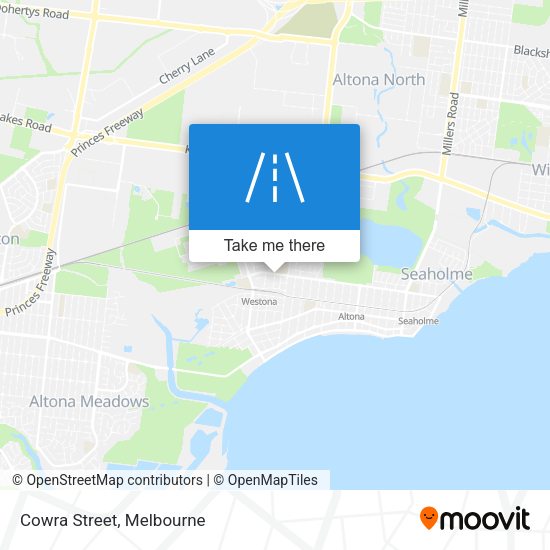 Cowra Street map