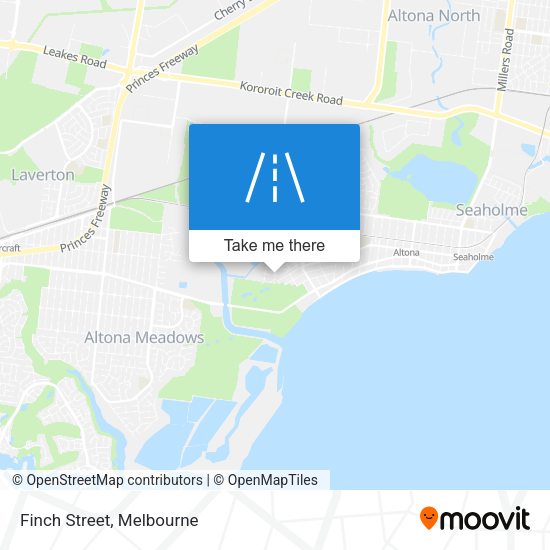 Finch Street map