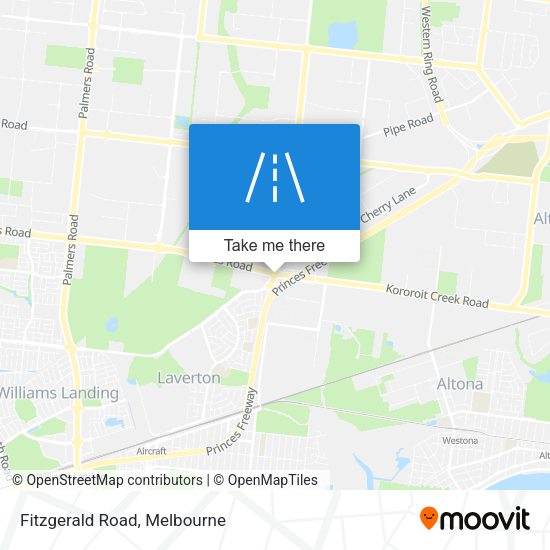 Fitzgerald Road map