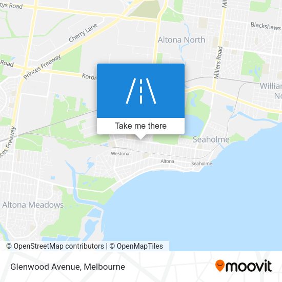 Glenwood Avenue map