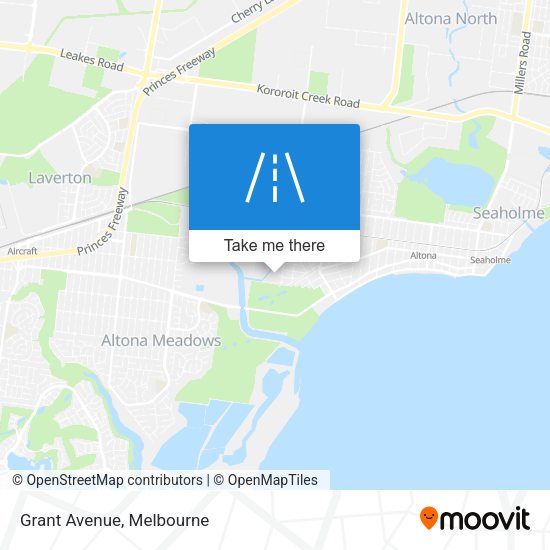 Grant Avenue map