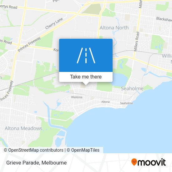 Grieve Parade map