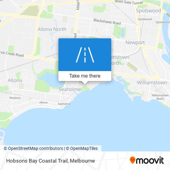 Hobsons Bay Coastal Trail map