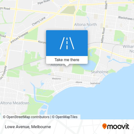 Lowe Avenue map