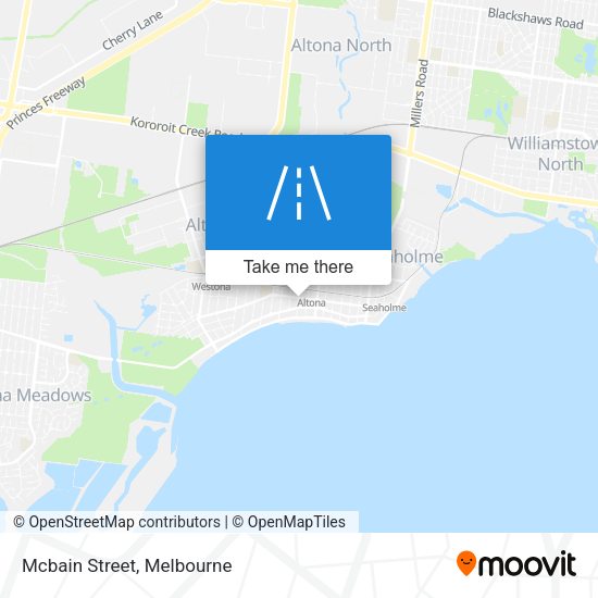 Mcbain Street map
