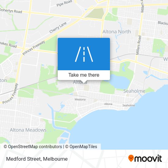 Medford Street map