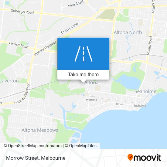 Morrow Street map