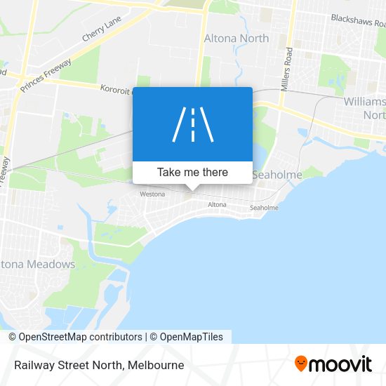 Railway Street North map