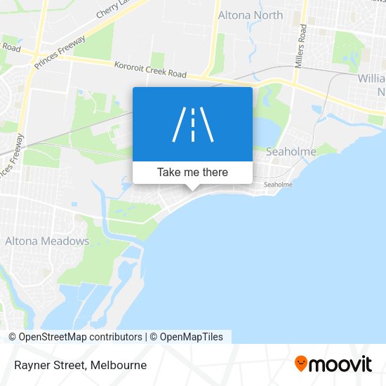 Rayner Street map