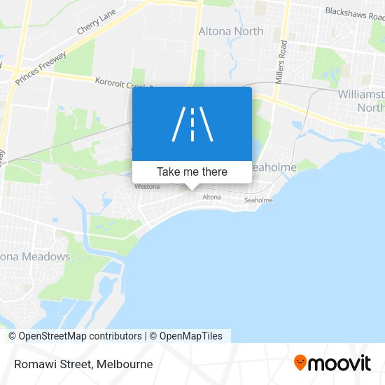 Romawi Street map