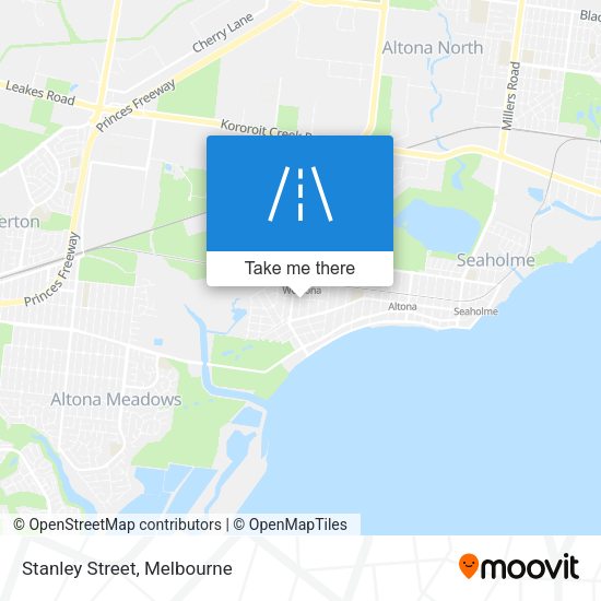 Stanley Street map