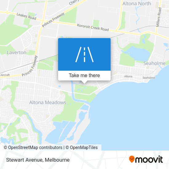 Stewart Avenue map