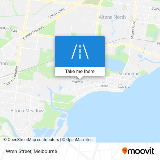 Wren Street map