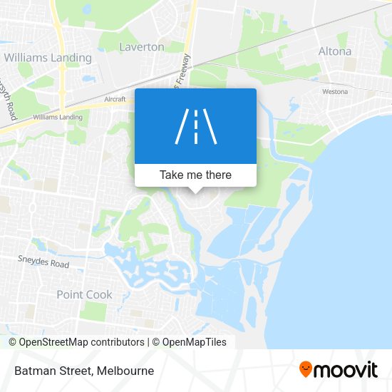 Batman Street map