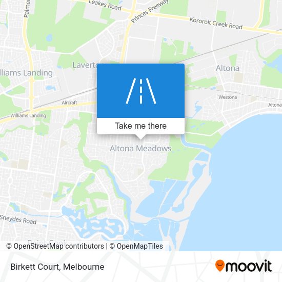 Birkett Court map