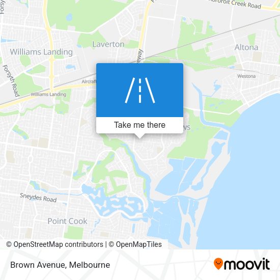 Brown Avenue map
