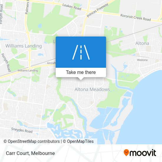 Carr Court map