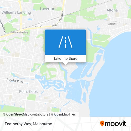 Featherby Way map