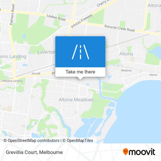 Grevillia Court map